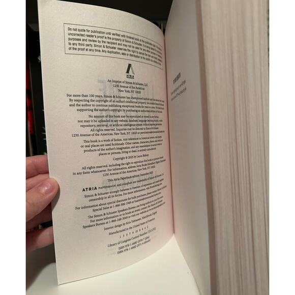 Love Me Stalk Me By Laura Bishop Paperback ARC 12/25 - Picture 5 of 7